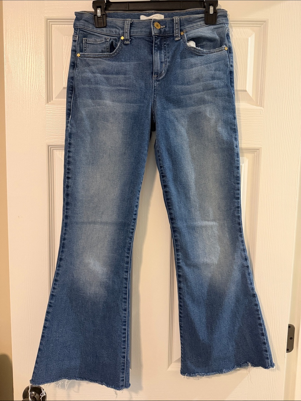 Level 99 Medium Blue Flare Jeans